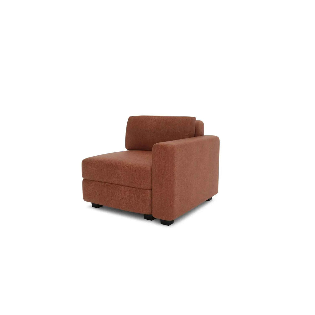 Divano Modulare GRACIA - Modulo Terminale Terracotta