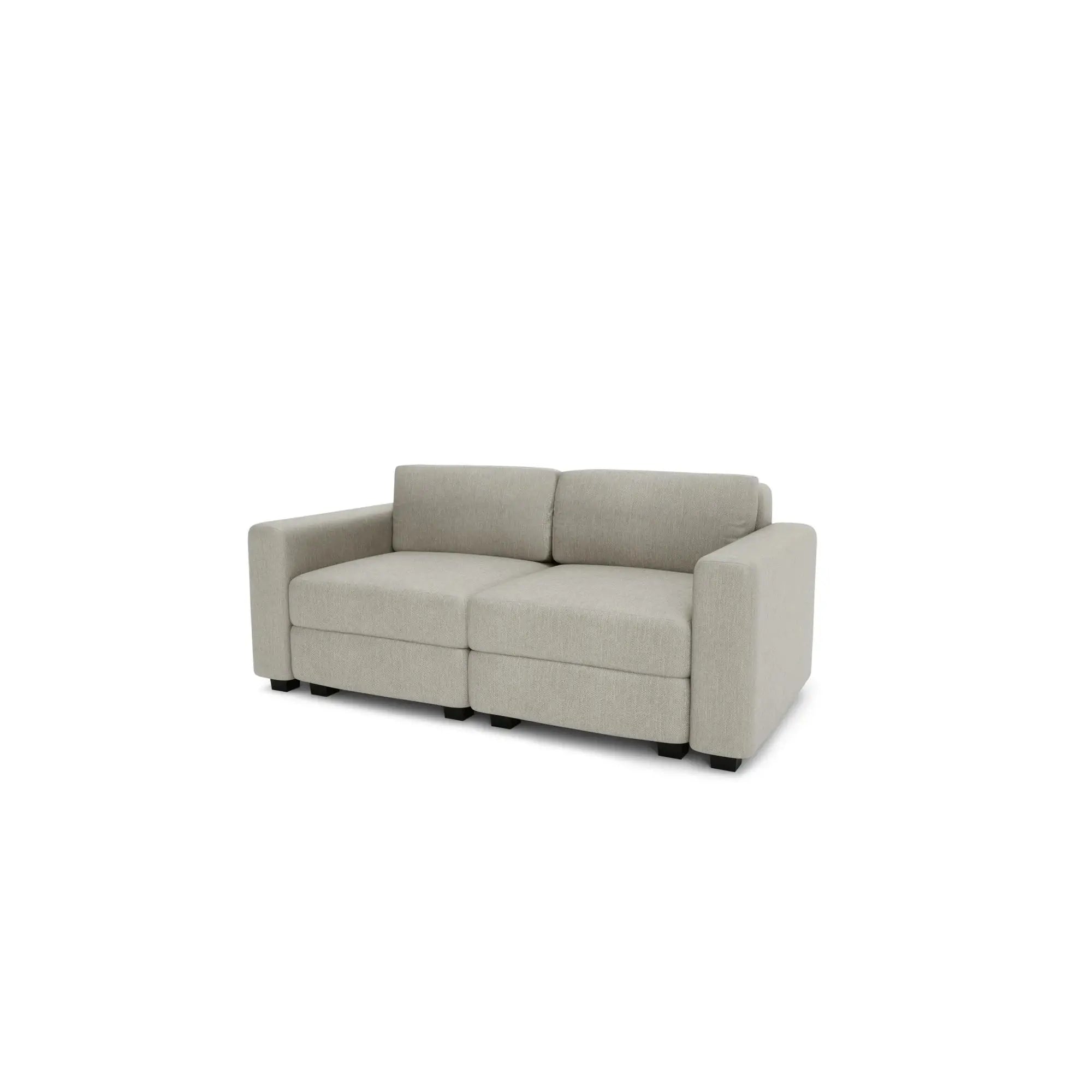 Divano Modulare 2 Posti GRACIA - Beige Grigio