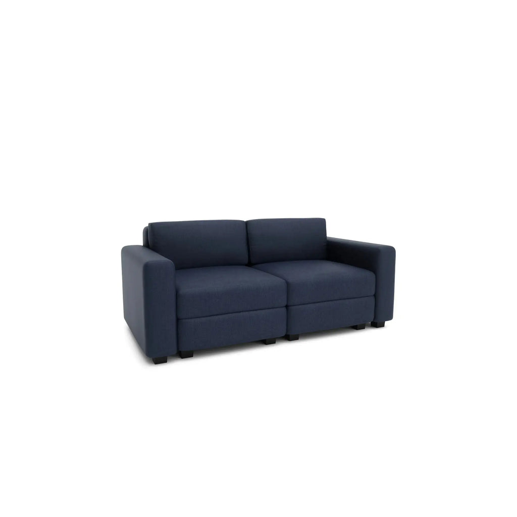 Divano Modulare 2 Posti GRACIA - Blu Scuro
