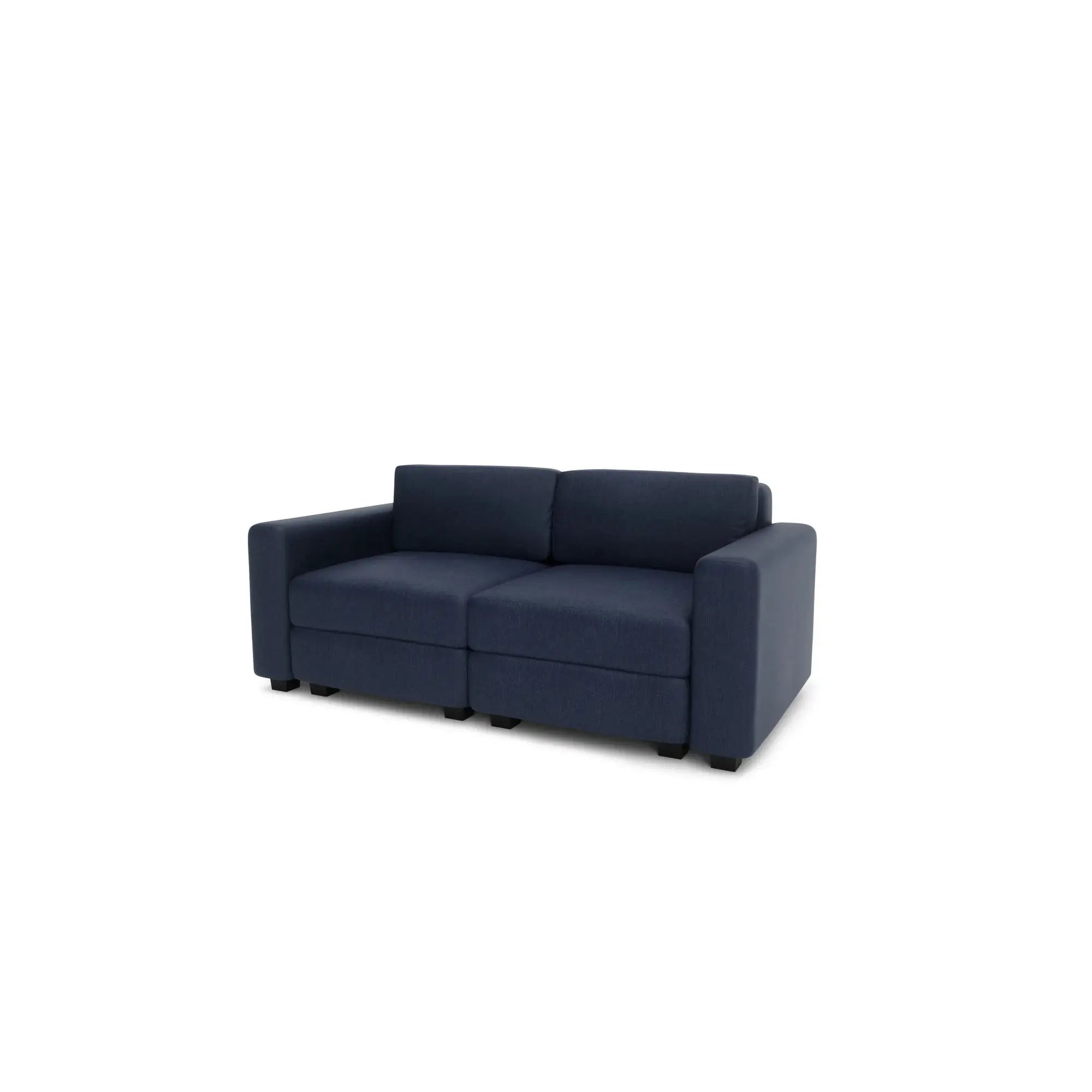 Divano Modulare 2 Posti GRACIA - Blu Scuro