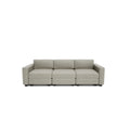 Divano Modulare 3 Posti GRACIA - Beige Grigio