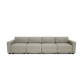 Divano Modulare 4 Posti GRACIA - Beige Grigio
