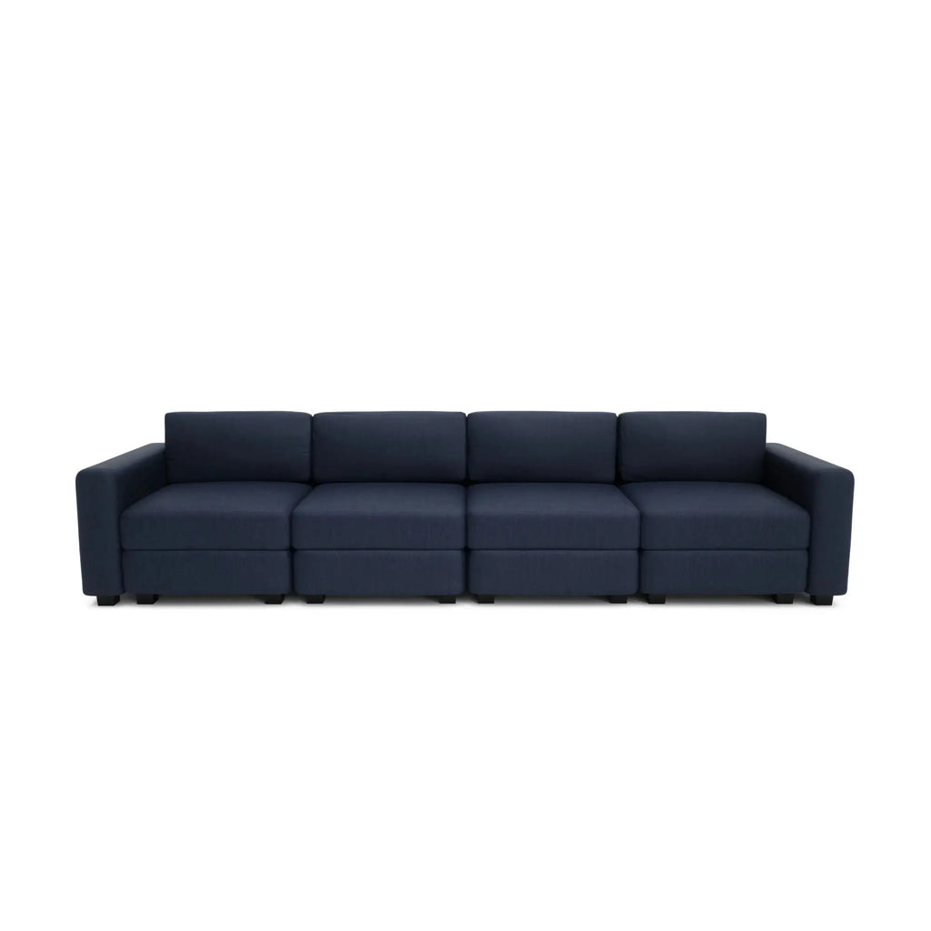 Divano Modulare 4 Posti GRACIA - Blu Scuro