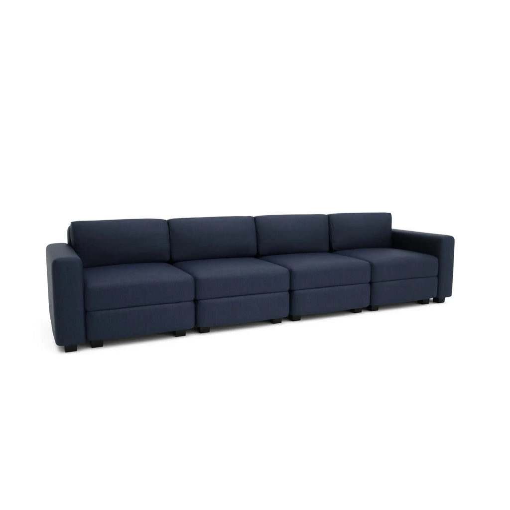 Divano Modulare 4 Posti GRACIA - Blu Scuro