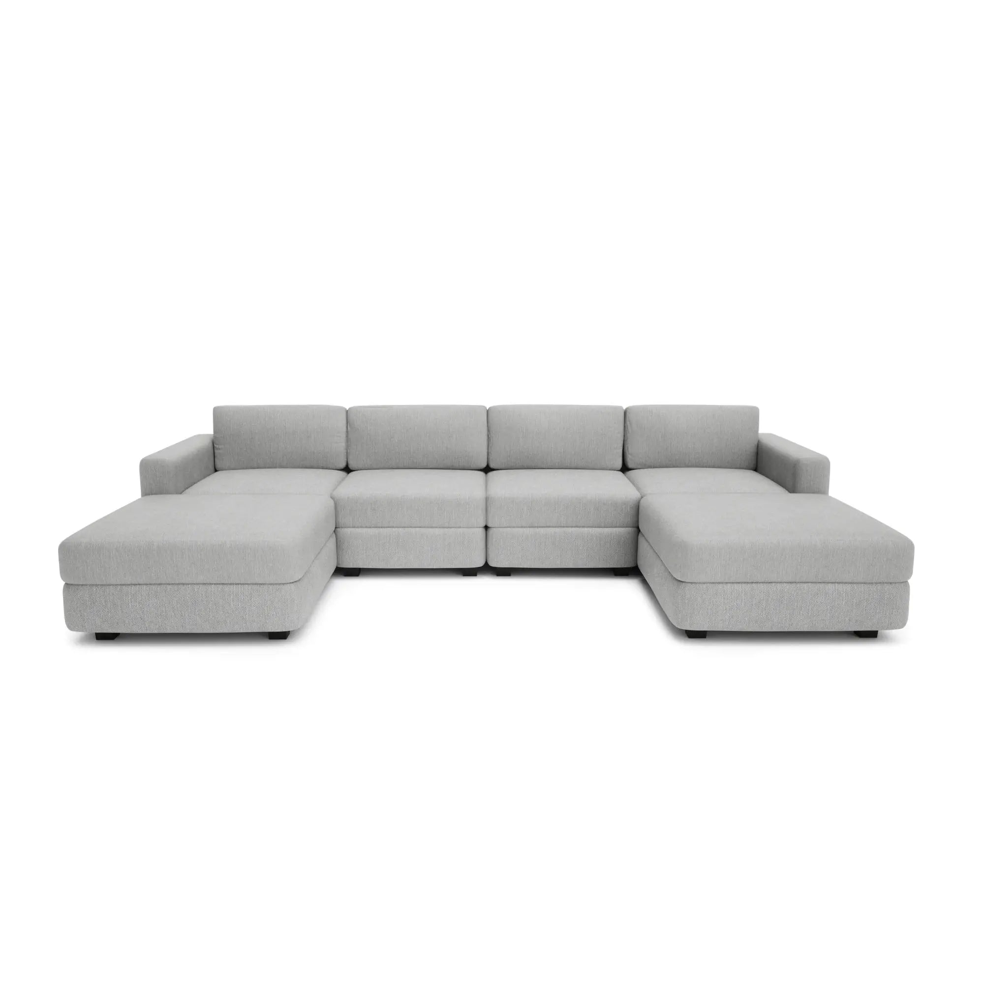 Divano Modulare GRACIA - Forma U 180x320x180 cm - Grigio