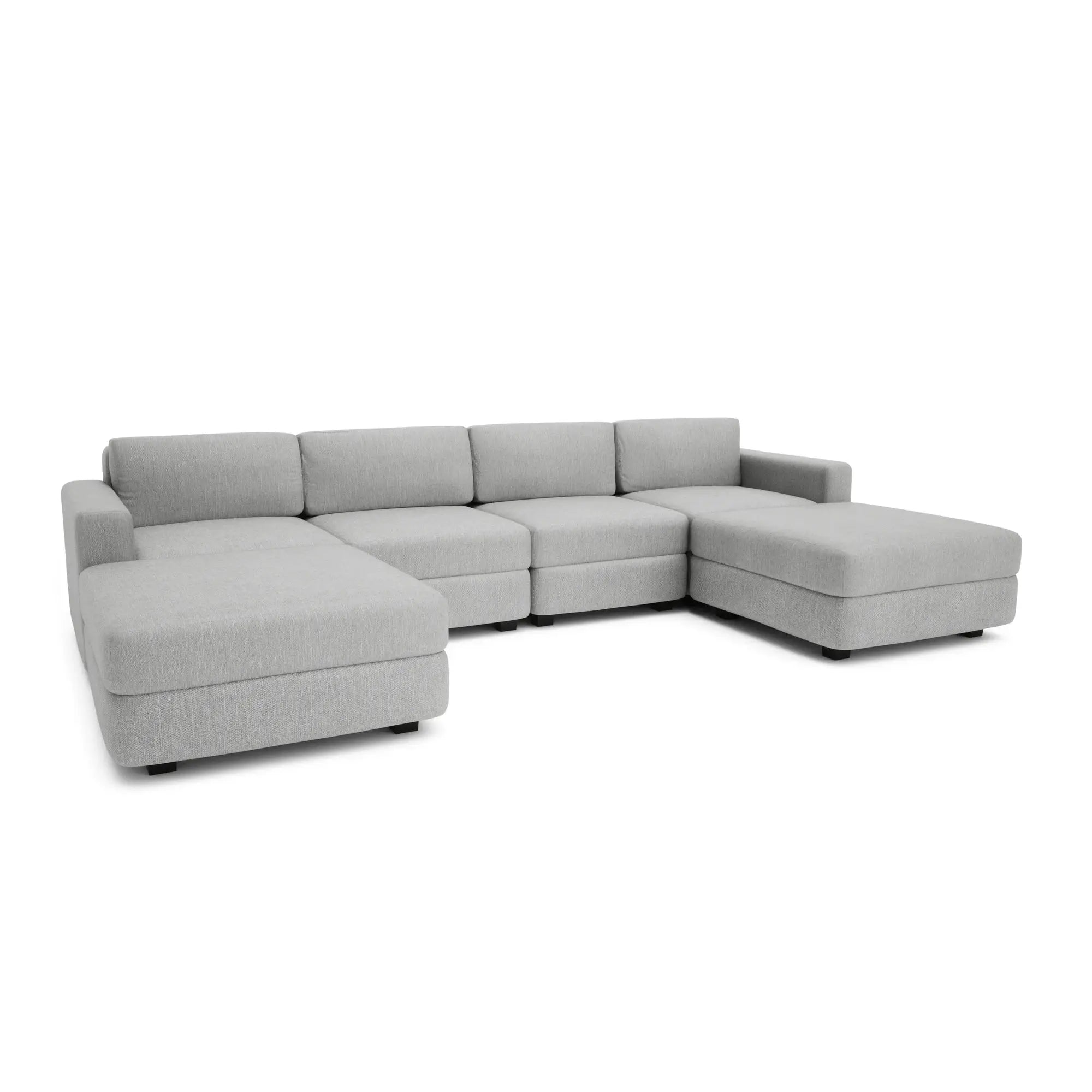 Divano Modulare GRACIA - Forma U 180x320x180 cm - Grigio
