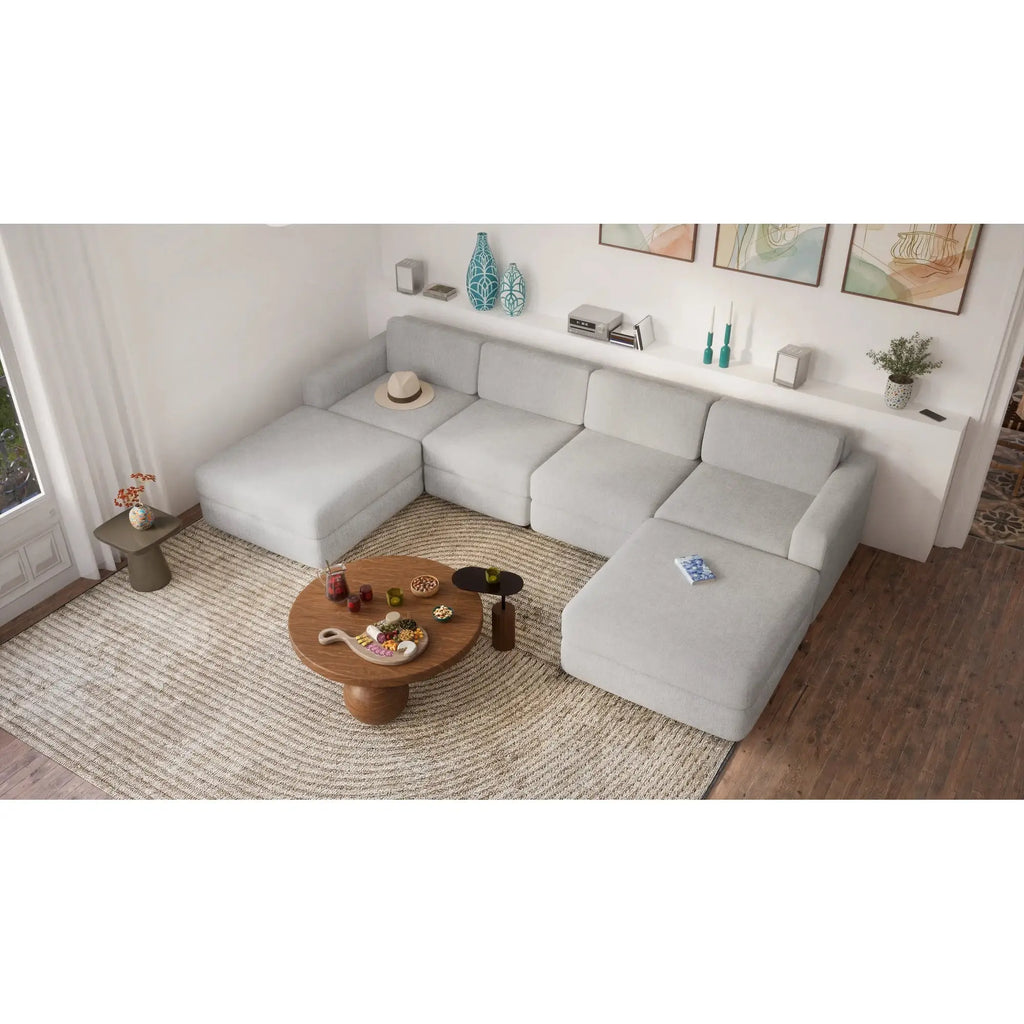 Divano Modulare GRACIA - Forma U 180x320x180 cm - Grigio