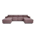 Divano Modulare GRACIA - Forma U 180x320x180 cm - Rosa Antico
