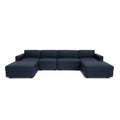 Divano Modulare GRACIA - Configurazione U 180x340x180 cm Blu