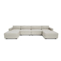 Divano Modulare GRACIA - Configurazione U 180x360x180 cm Beige
