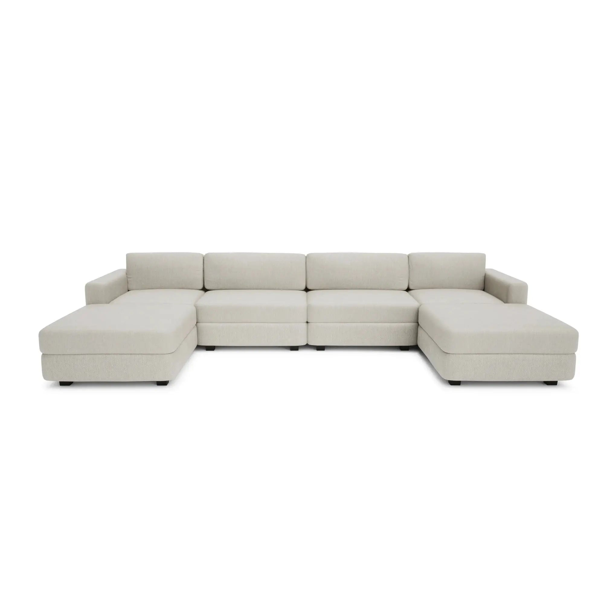 Divano Modulare GRACIA - Configurazione U 180x360x180 cm Beige