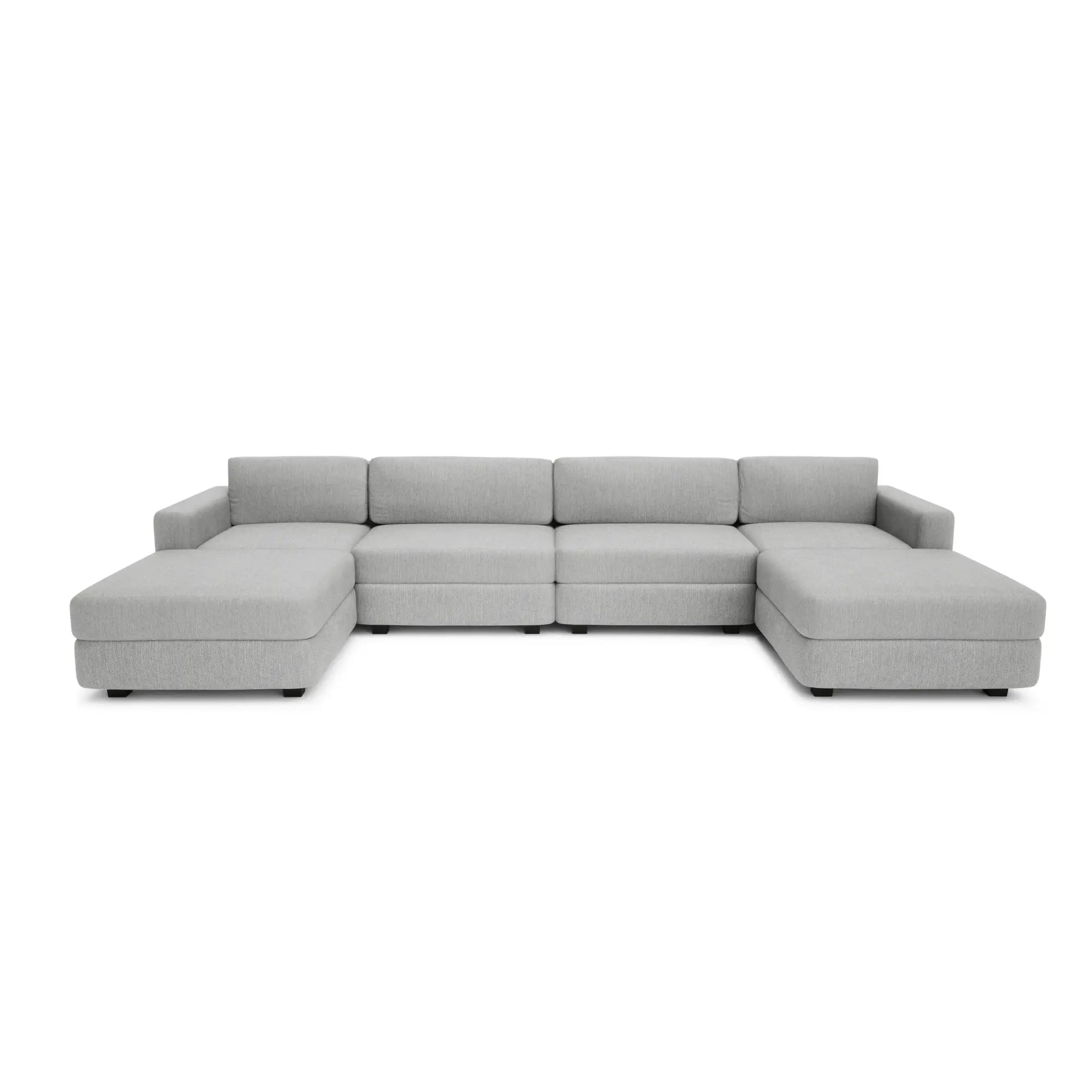 Divano Modulare GRACIA U-shape 180x360x180 cm - Grigio