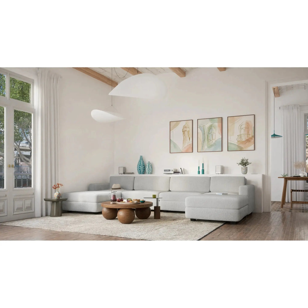 Divano Modulare GRACIA U-shape 180x360x180 cm - Grigio