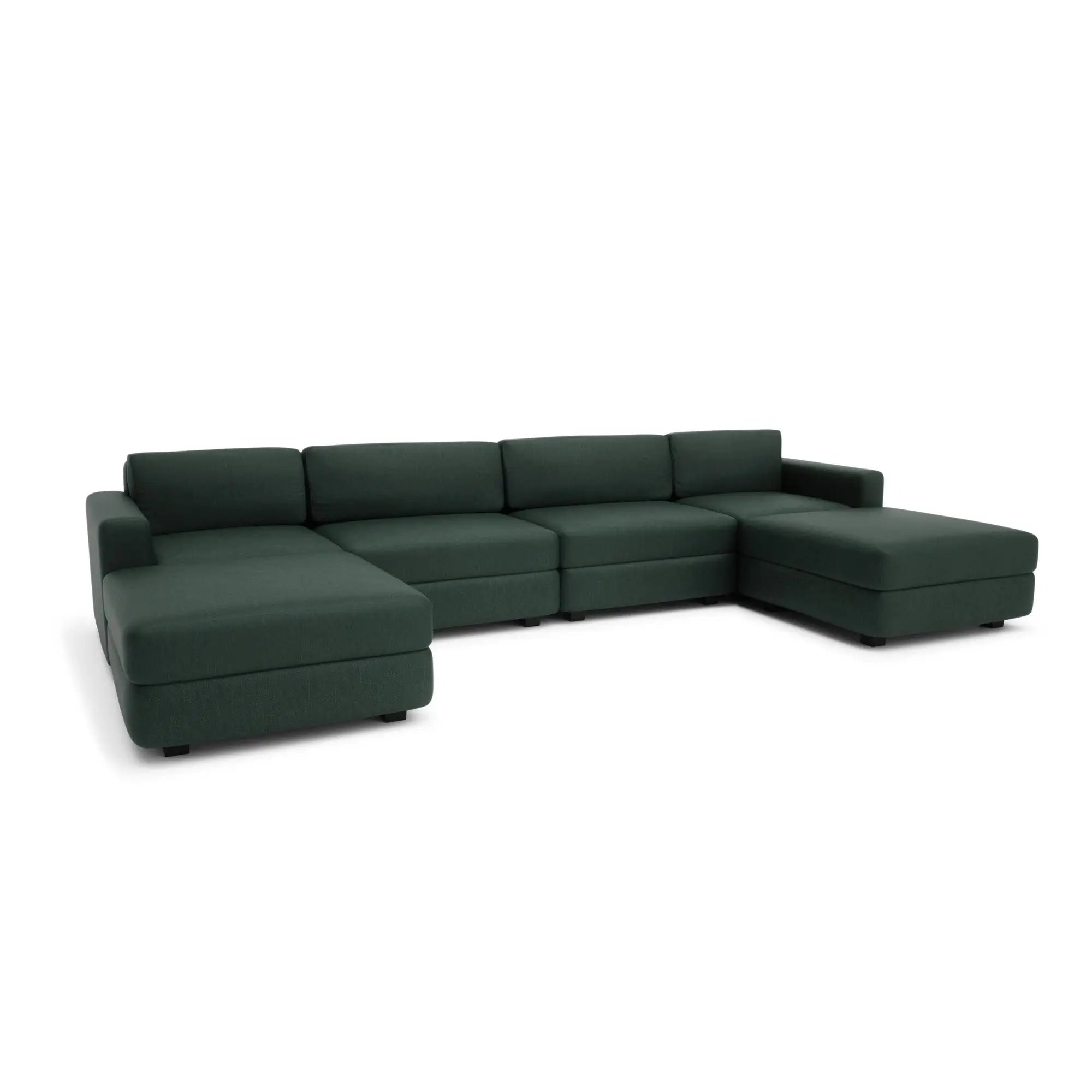 Divano Modulare GRACIA U-shape 180x360x180 cm - Verde