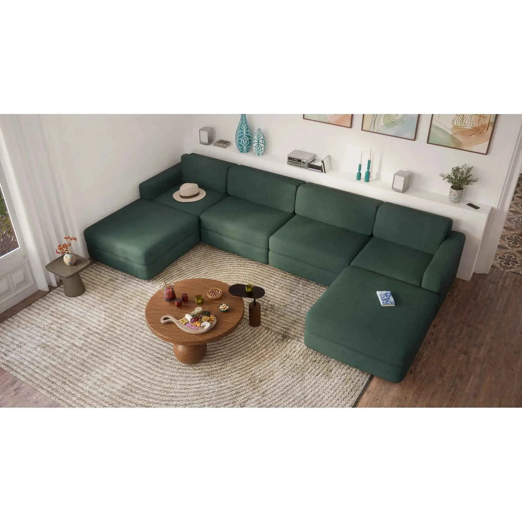 Divano Modulare GRACIA U-shape 180x360x180 cm - Verde