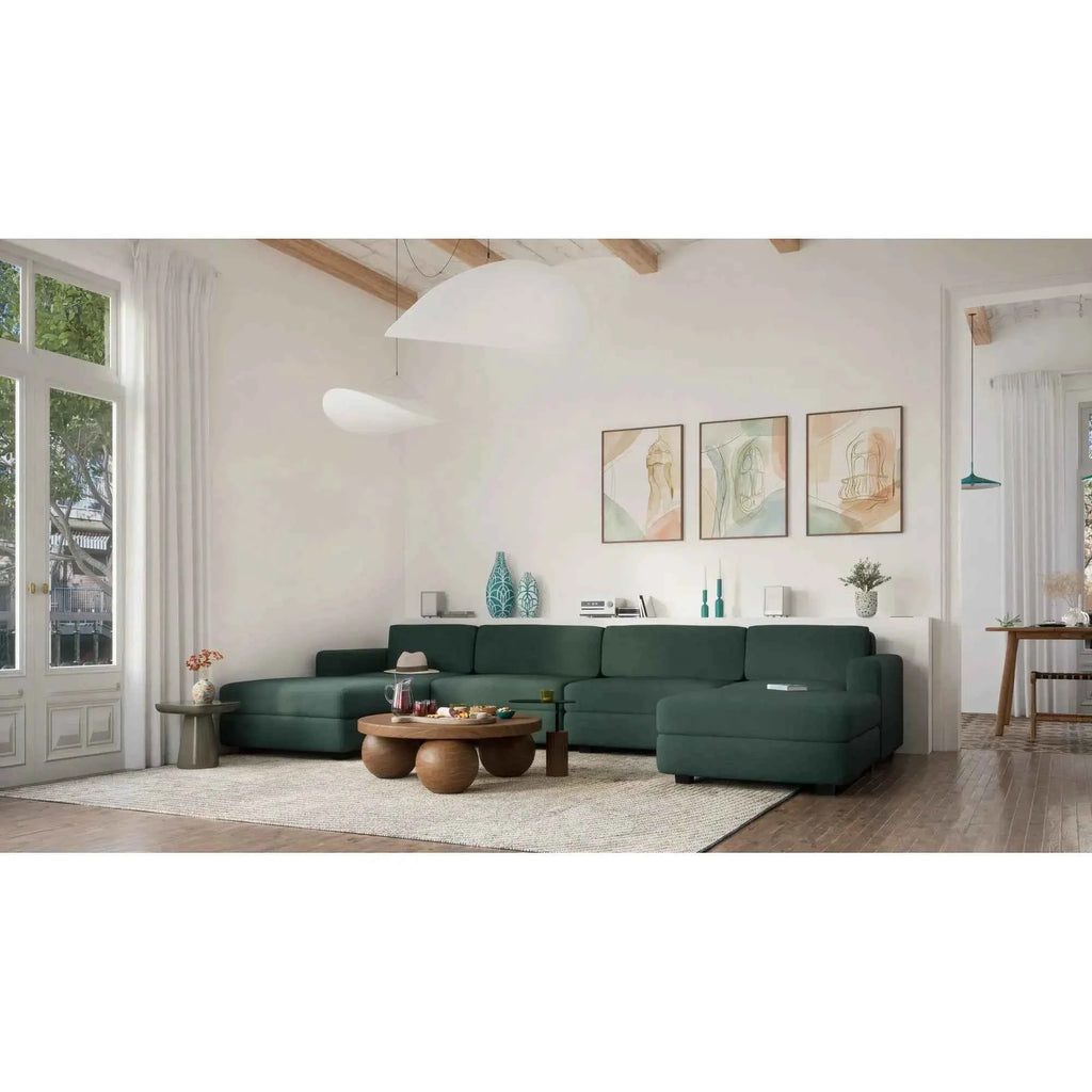 Divano Modulare GRACIA U-shape 180x360x180 cm - Verde