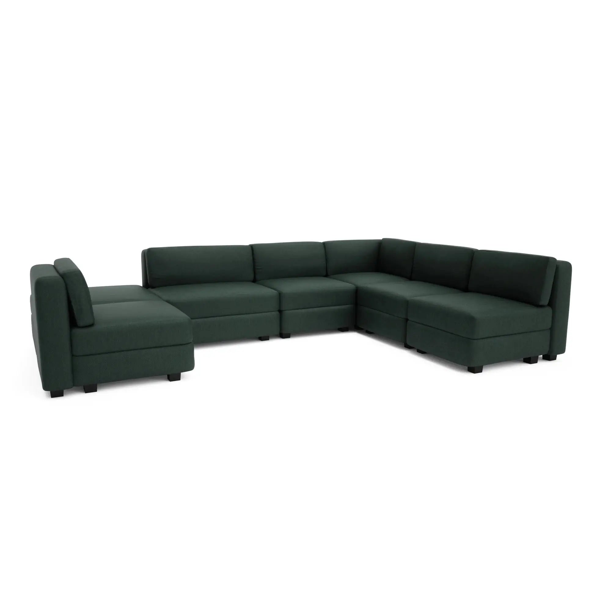 Divano Modulare GRACIA U-Shape 160x340x230 cm Verde
