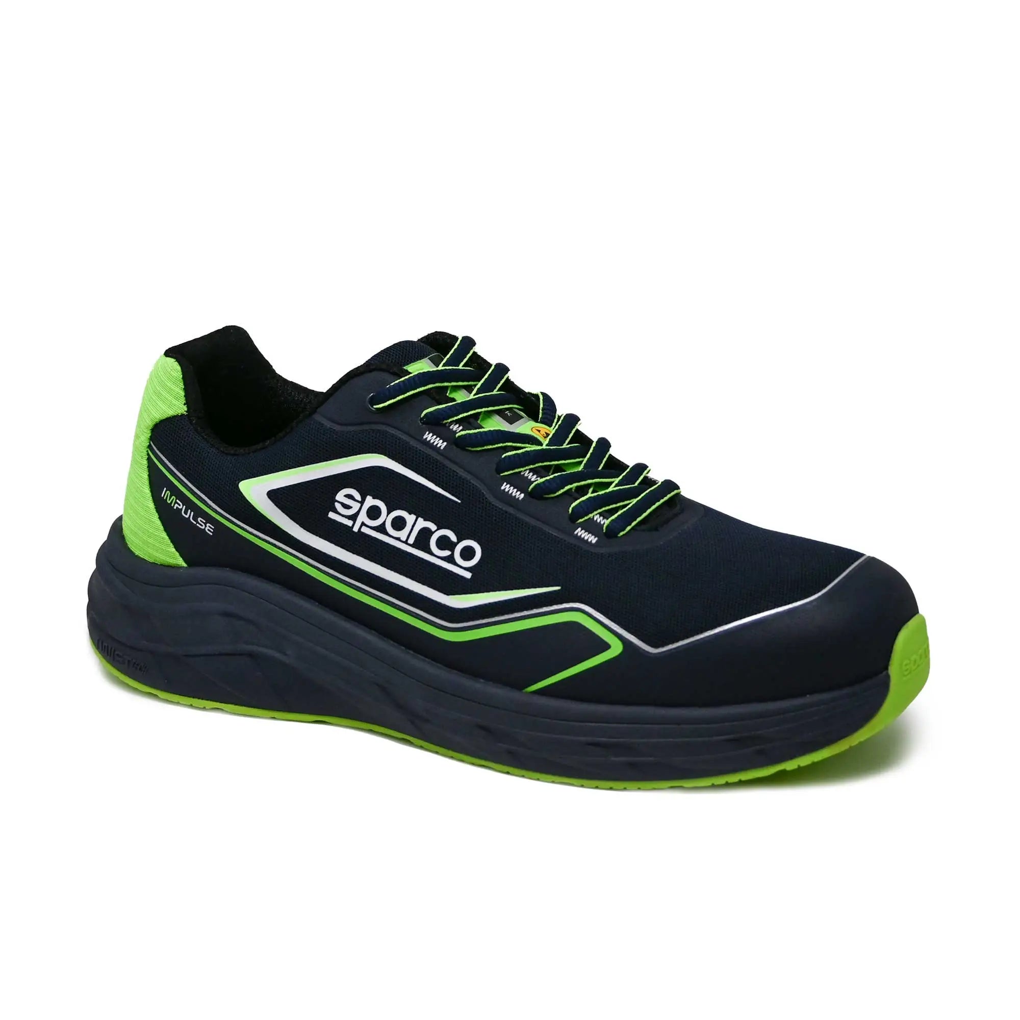 Scarpa Antinfortunistica Sparco Willen S1P Verde Fluo/Nero