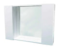 Specchiera bianca 80 cm – 2 ante, LED 2W 6000K