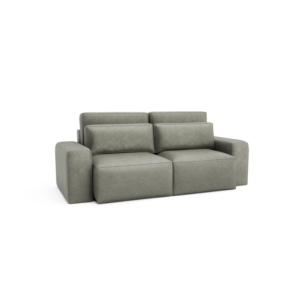Divano Letto 3 Posti JORDAAN - Grigio Cenere