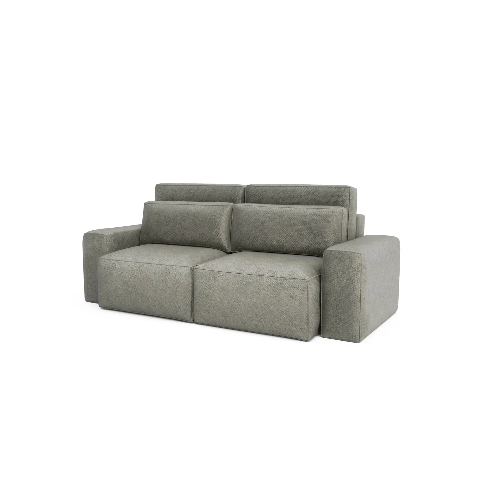 Divano Letto 3 Posti JORDAAN - Grigio Cenere