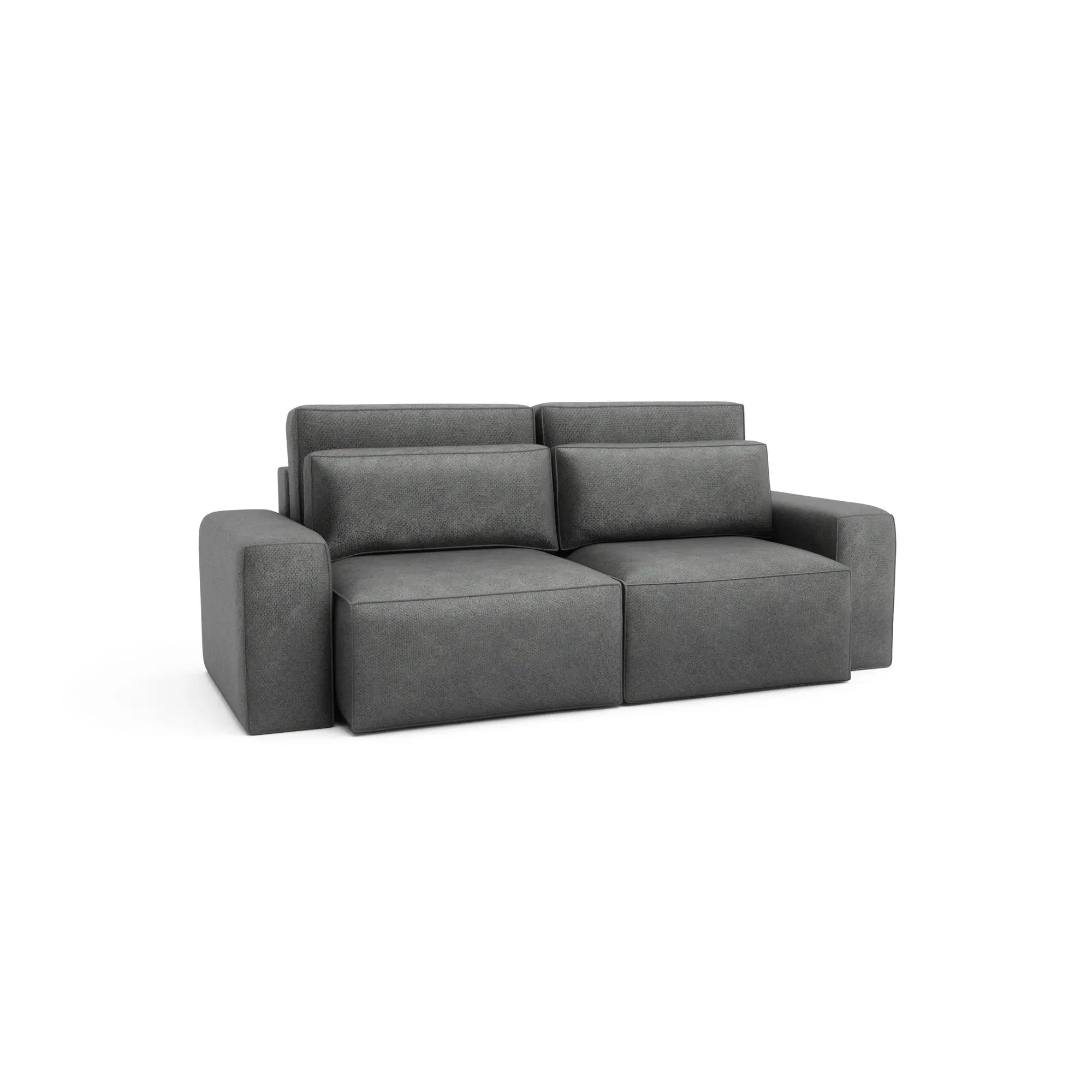 Divano Letto 3 Posti JORDAAN - Grigio
