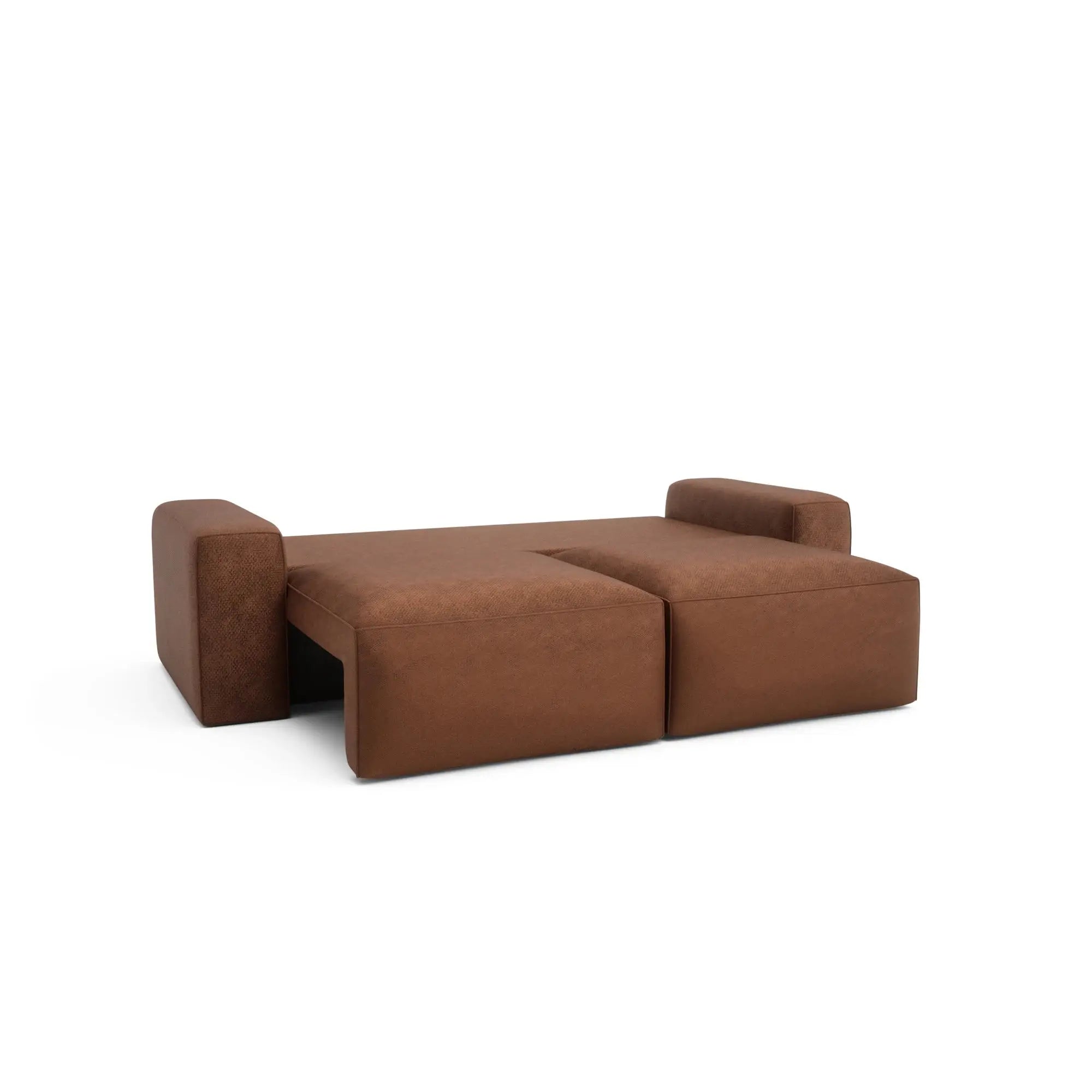 Divano Letto 3 Posti JORDAAN - Mattone