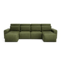 Divano Letto Angolare JORDAAN - Forma U - Khaki
