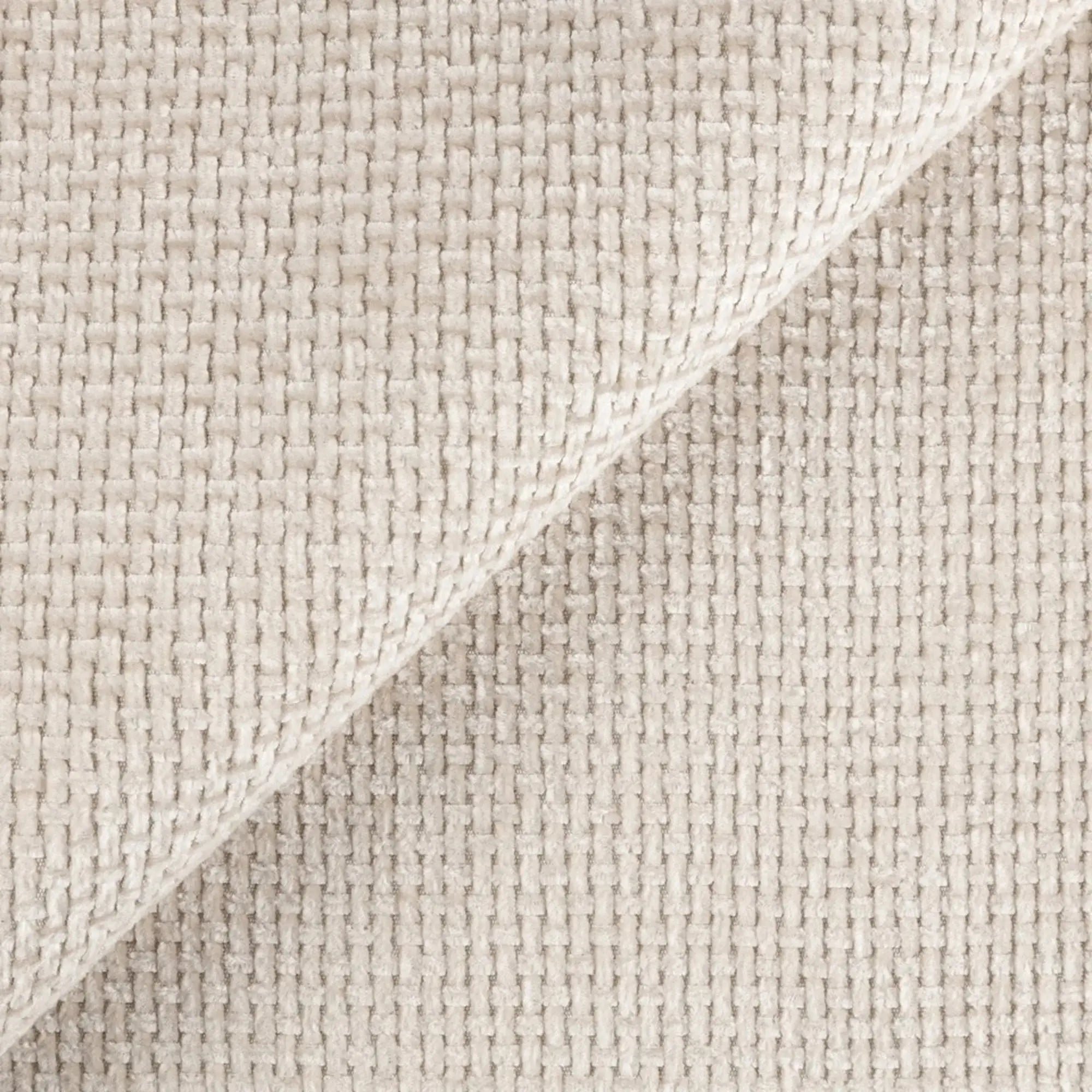 Divano Letto Angolare JORDAAN - Forma U - Crema