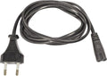 CAVO ALIMENTAZIONE PORTATILE C7-EURO FIGURA8 1.8 M [F3A218CP1.8M-P]