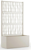 Fioriera con spalliera Ethica cm.80x36x140h