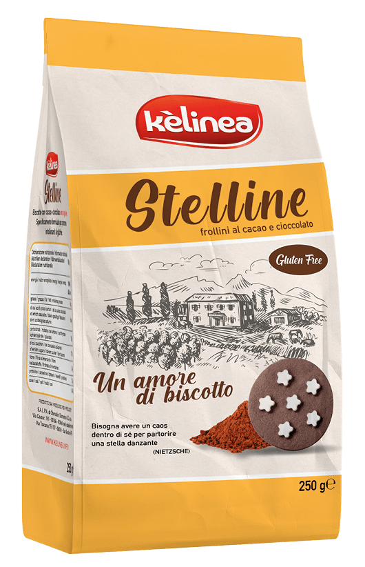 STELLINE - Frollini al cacao e cioccolato - 250gr