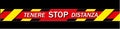 GOUP SOLUTIONS STICKER DA TERRA STOP,TENERE DISTANZA A MANTIENI LA DISTANZA [STICKERDIST]