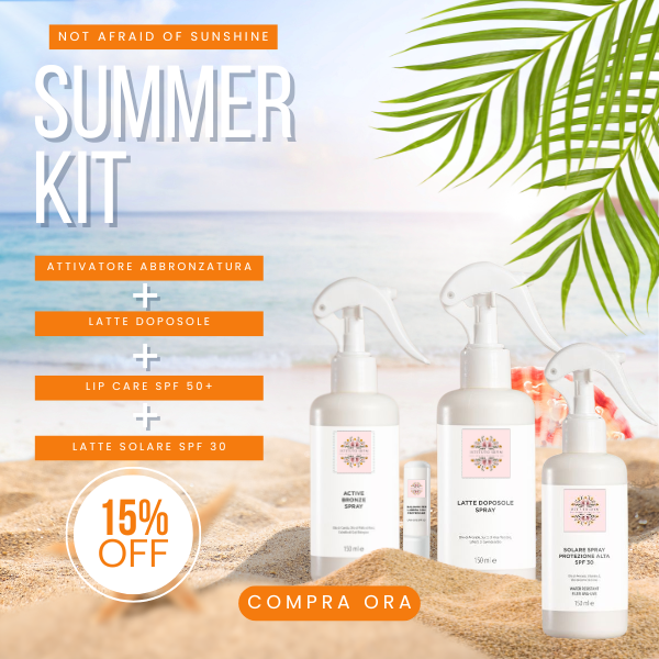 ☀️ SUMMER KIT – SPF 30 – Abbronzatura e Protezione Naturale