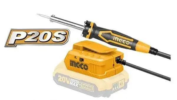 Saldatore a batteria 20v nudo 40w ingco