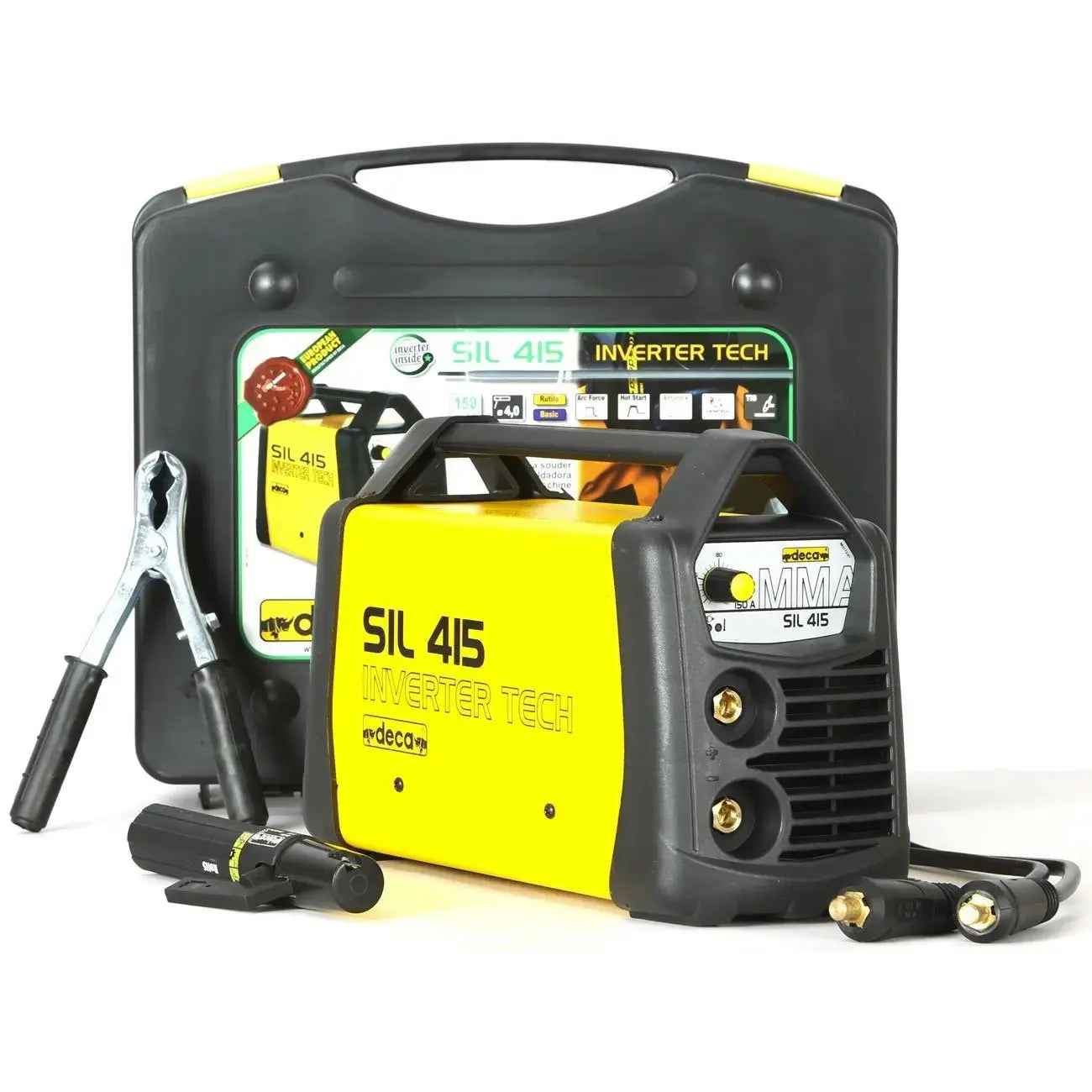Saldatrice invertitore SIL 415 accessoriata con valigetta
