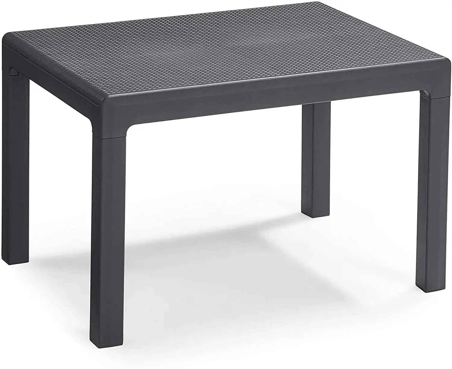 Salotto da giardino Emily Set graphite con cuscini grigi