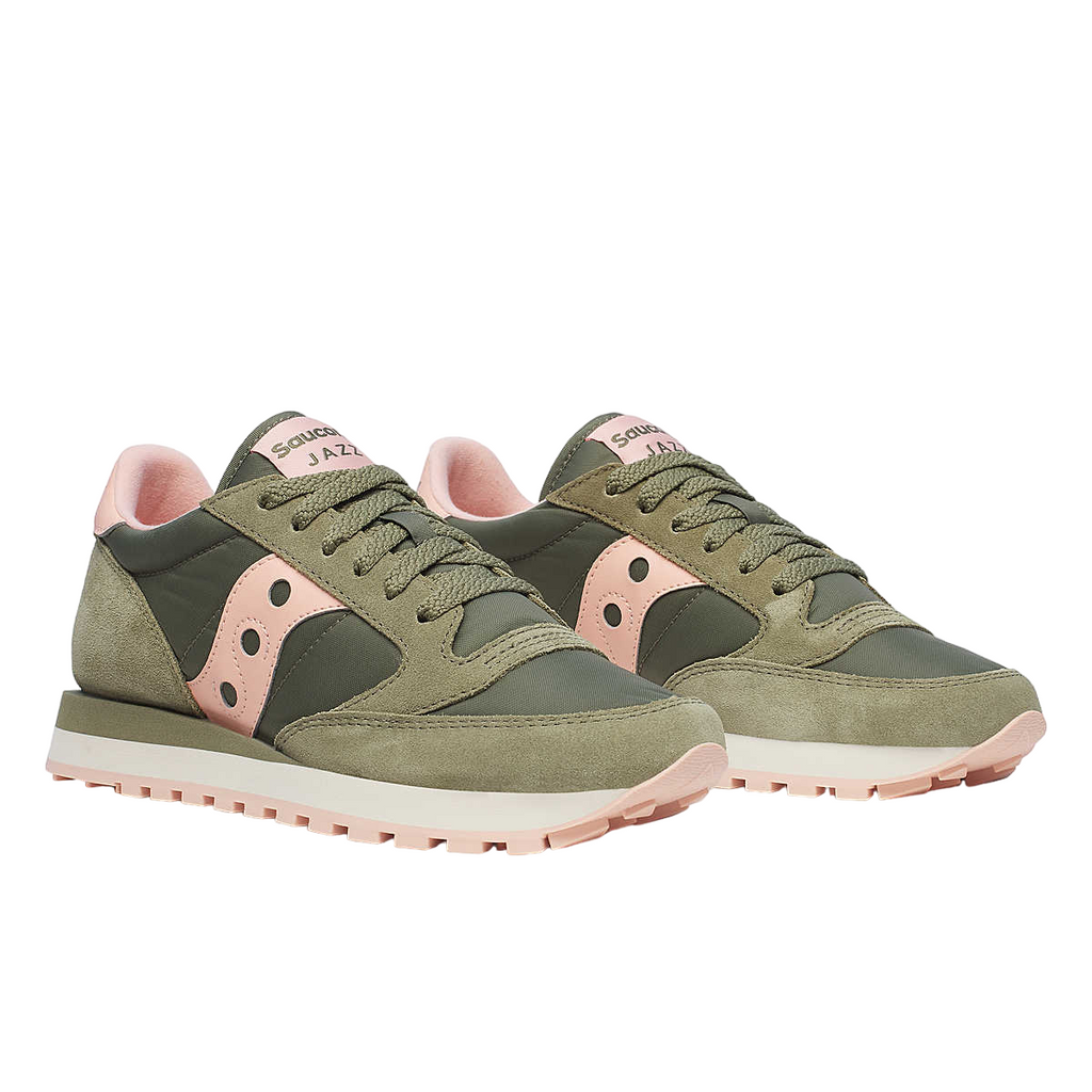 Saucony Originals Jazz Donna: Sneakers Comfort e Stile Oliva-Pesca