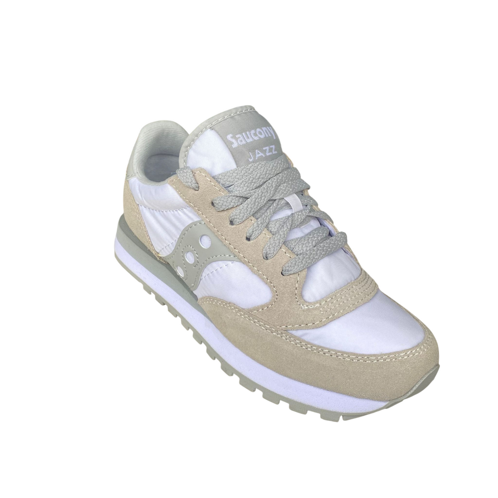 Saucony Jazz Original Sneakers Lifestyle Unisex Bianco Grigio - S2044-396