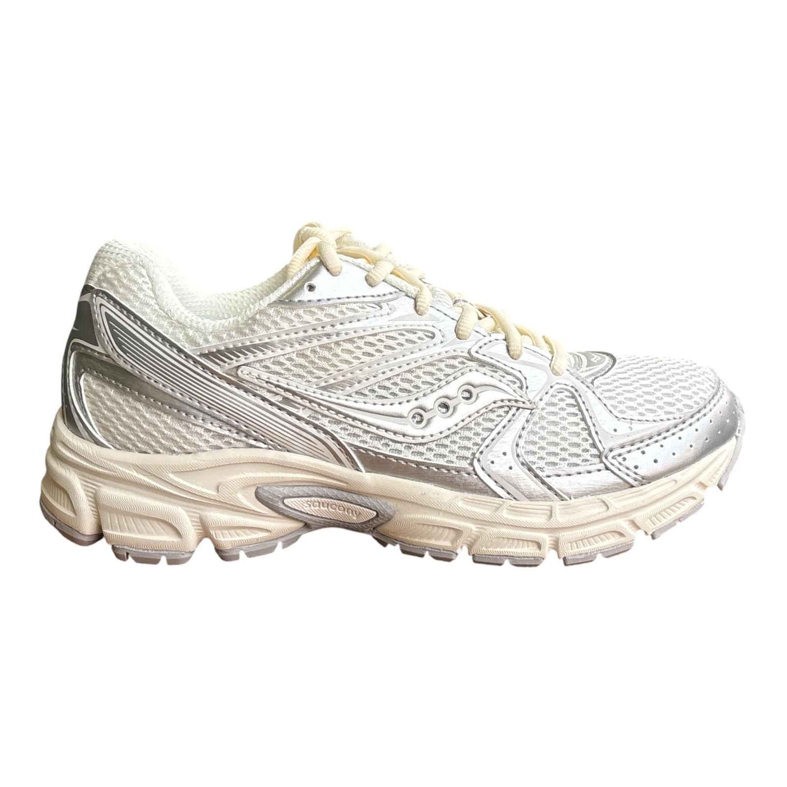 Saucony Ride Millennium S70812-41 - Sneakers Donna Crema Argento