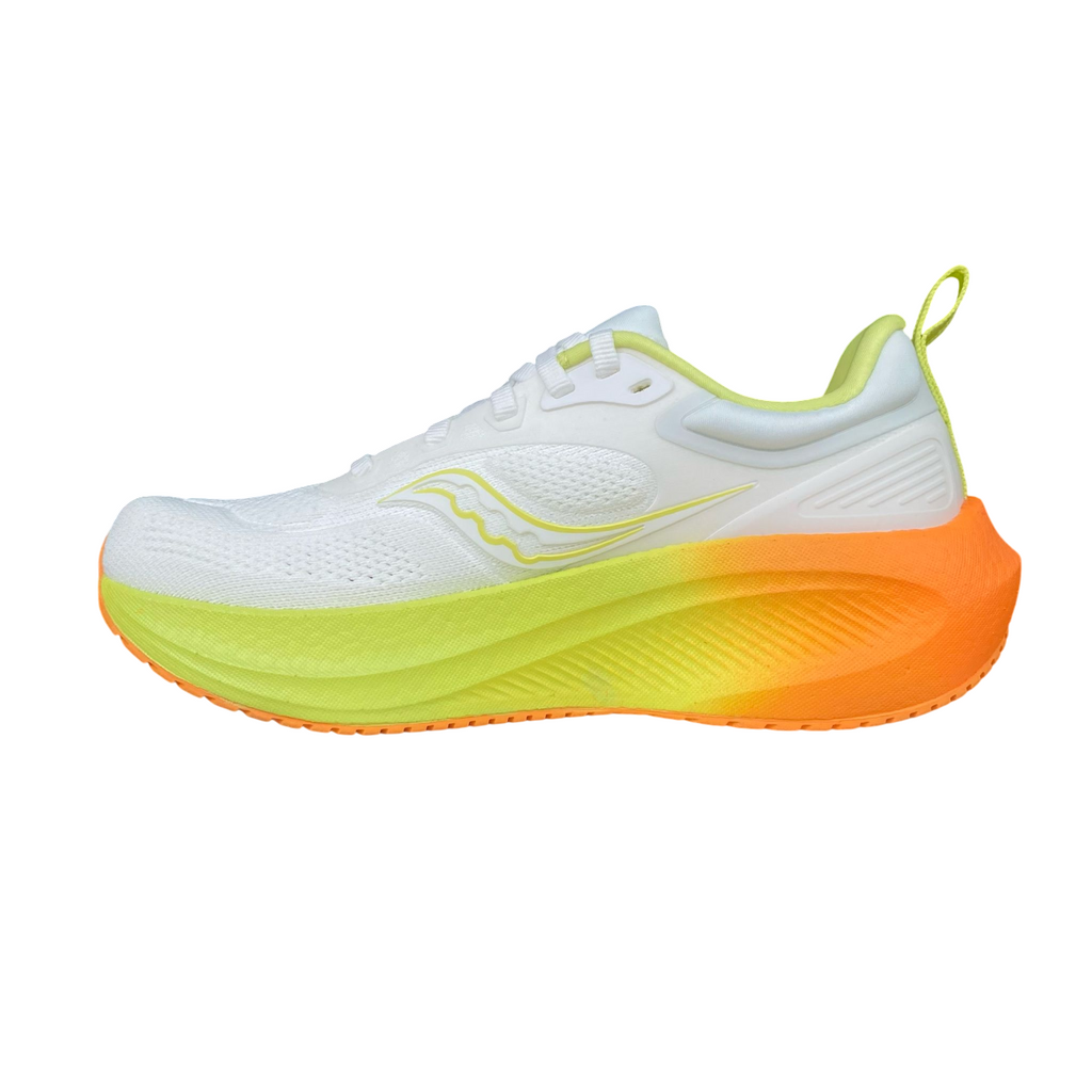 Saucony Surge 3 Donna Bianco Giallo S18215-100 - Scarpe Running Ammortizzate PowerGrid