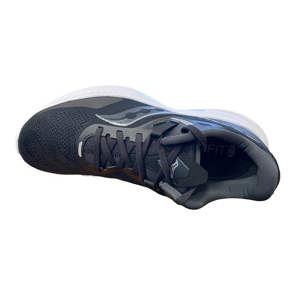 Saucony Guide 15 S20684-05 Scarpe Running Uomo Nero Bianco Stabili
