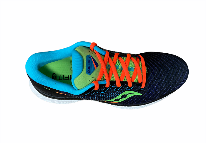 Saucony Triumph 18 Scarpe Running Uomo Nero Arancio