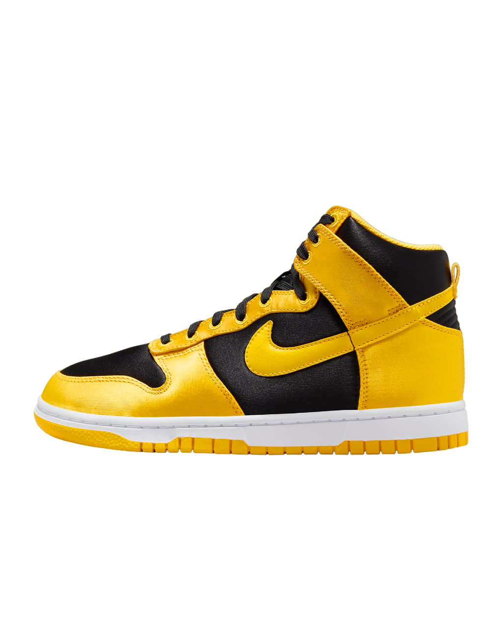 Nike Dunk High FN4216-001 Sneakers Donna Nero Bianco Giallo Mais
