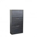 Scarpiera Vicky Grigio Scuro: Legno, cm 60x24x115