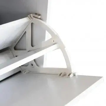 Scarpiera Wendy Bianca: Legno, cm 60x24x150