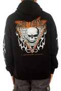 Propaganda Felpa con Cappuccio Skeleton Hoodie 21FWPRFE540-01 nero