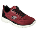 Skechers scarpa da ginnastica da uomo Equalizer 2.0 Settle The Score 51529 BURG rosso