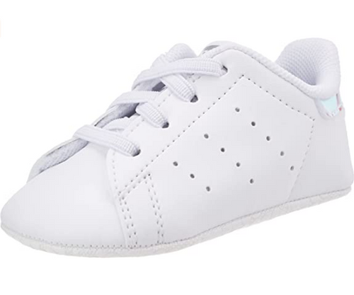 Adidas Original scarpa sneakers da culla Stan Smith Crib FY7892 bianco argento