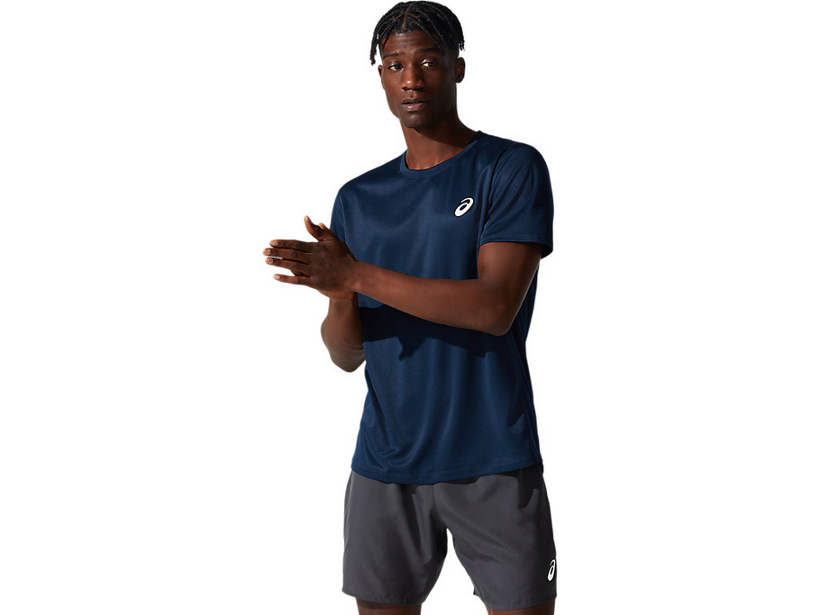 Asics maglietta tecnica per la corsa da uomo Core SS Top 2011C341 401 blu
